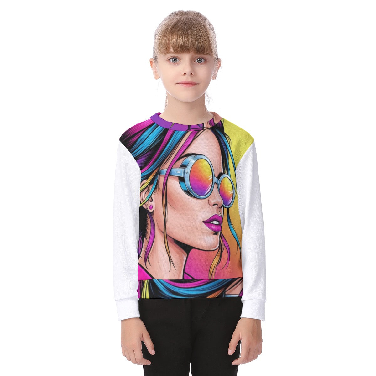All-Over Print Kid's Sweater