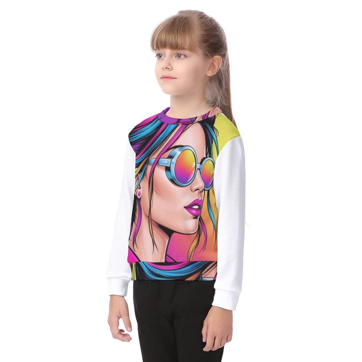 All-Over Print Kid's Sweater
