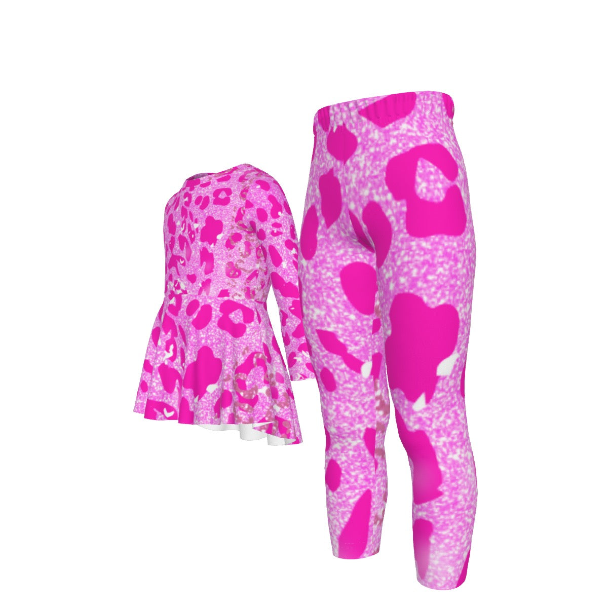 All-Over Pink Lover Kid's Casual Suit