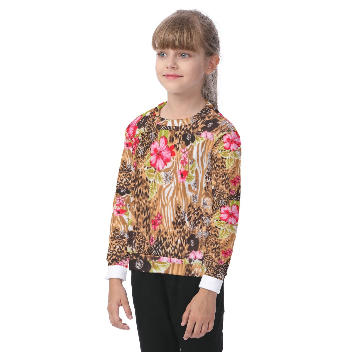 All-Over Print Kid's Heavy Fleece Sweatshirt