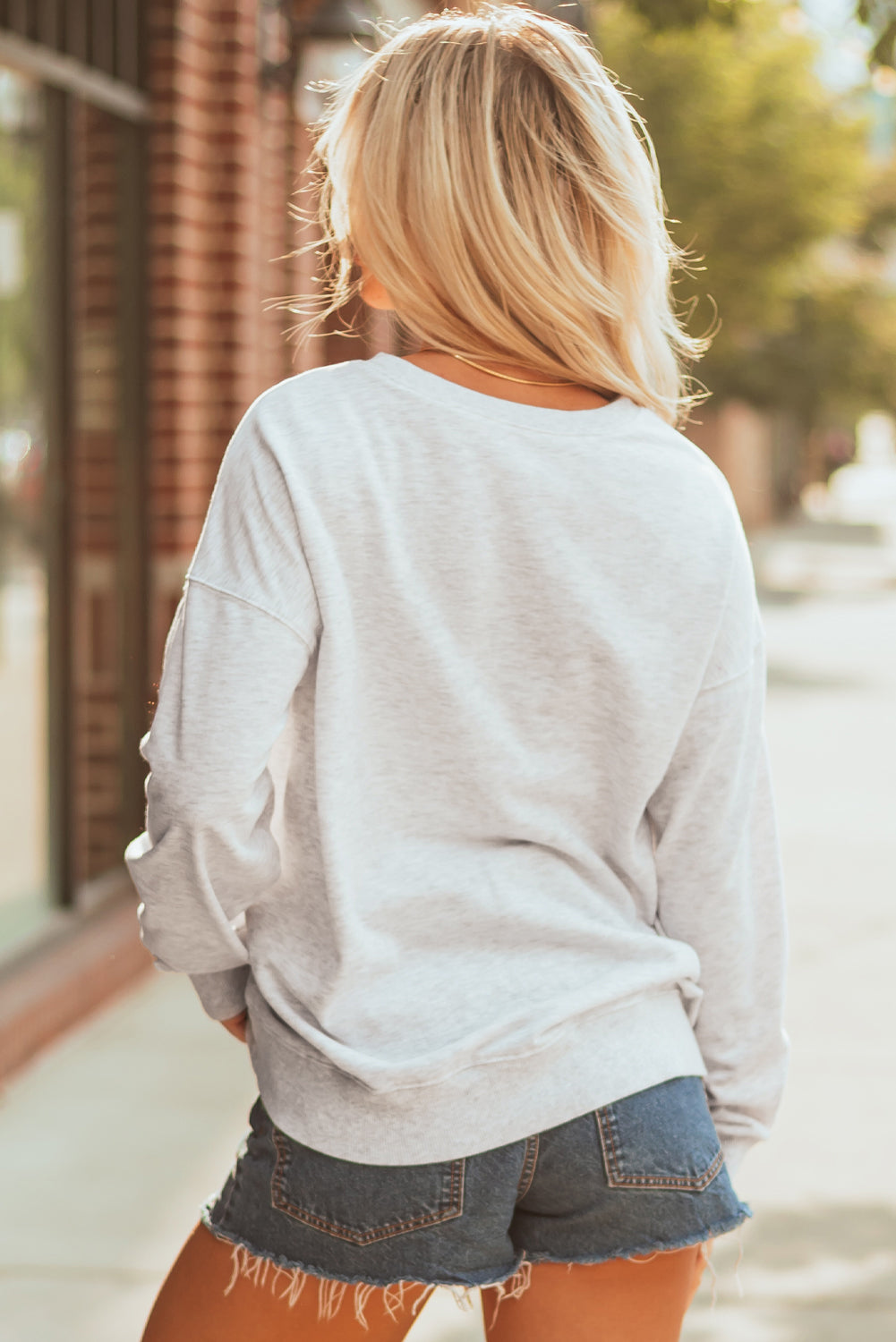 GAME DAY Vintage Washed Graphic Baggy Sweatshirt