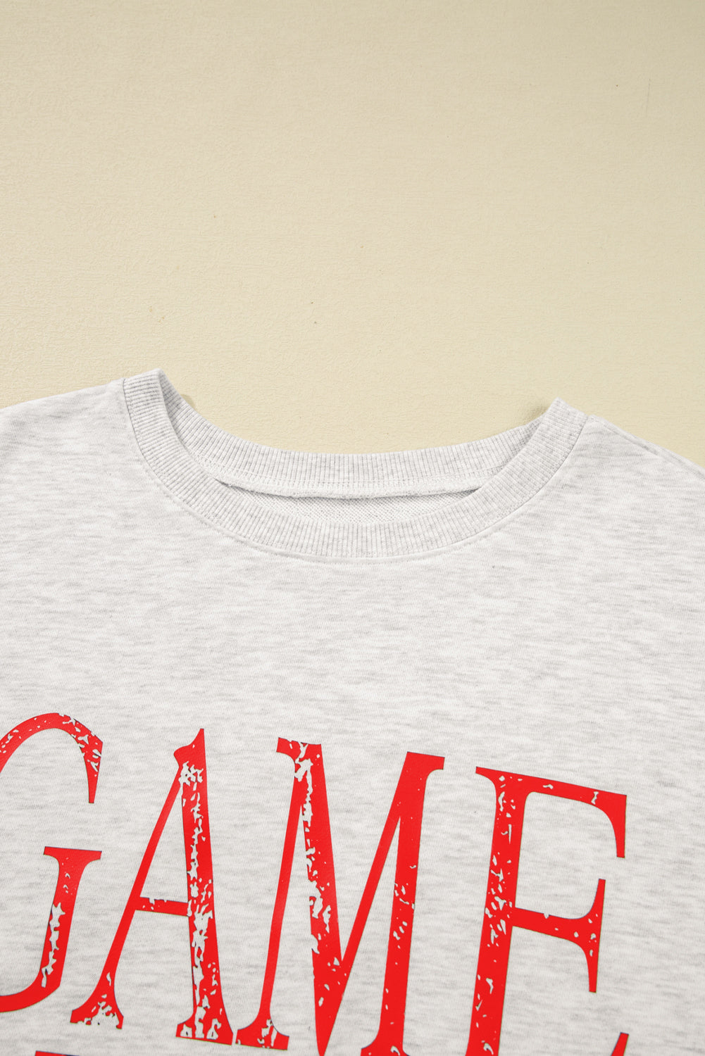 GAME DAY Vintage Washed Graphic Baggy Sweatshirt