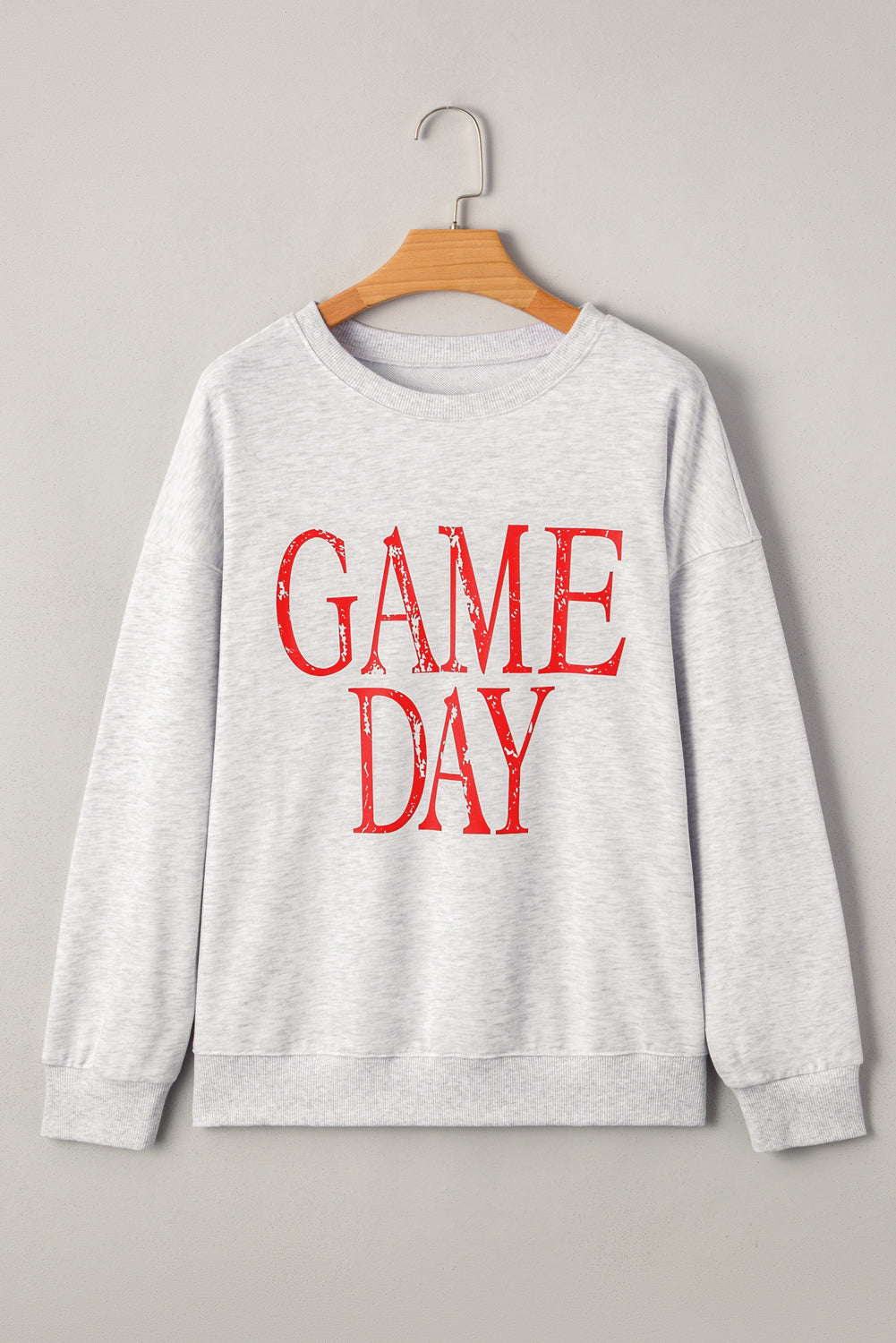 GAME DAY Vintage Washed Graphic Baggy Sweatshirt