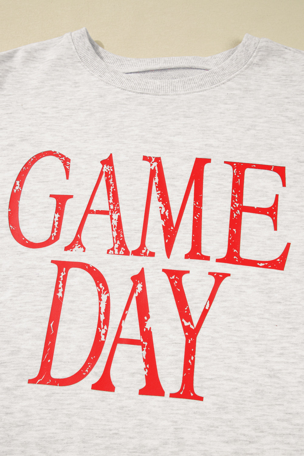 GAME DAY Vintage Washed Graphic Baggy Sweatshirt