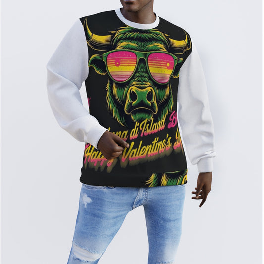 All-Over Print Men's Sweater