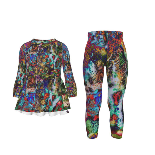 All-Over Print Kid's Casual Suit