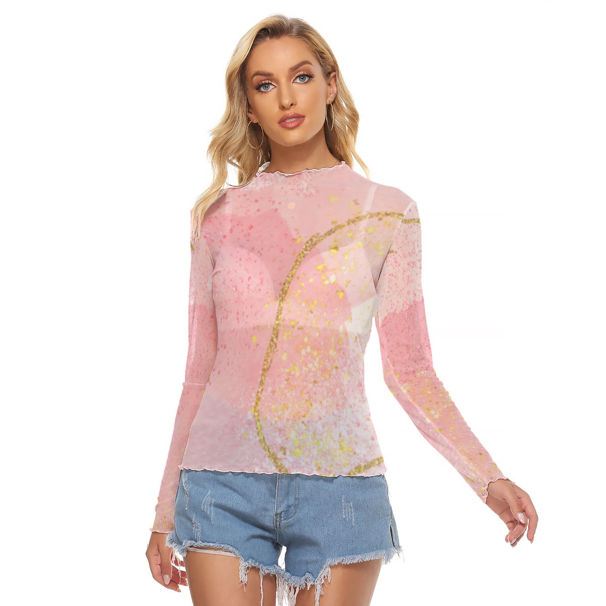 All-Over Print Women's Mesh T-shirt