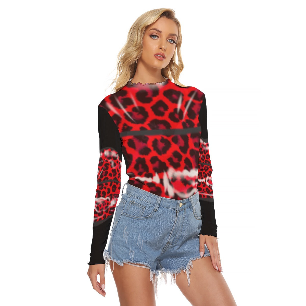 Fiercely Stylish: Turn Heads with Bold Red Leopard Prints!