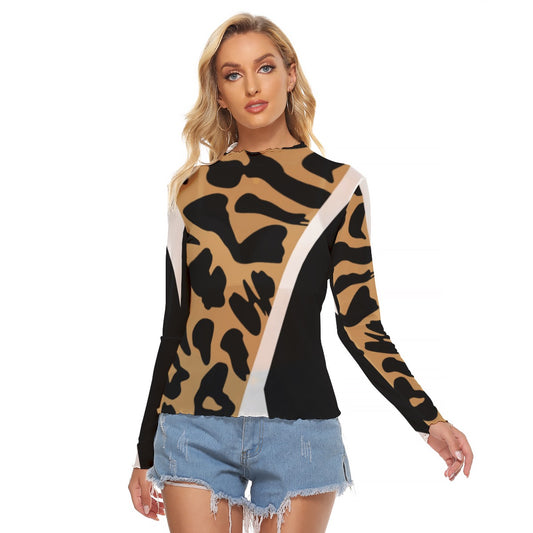 Mrs.Classy All-Over Print Women's Mesh T-shirt