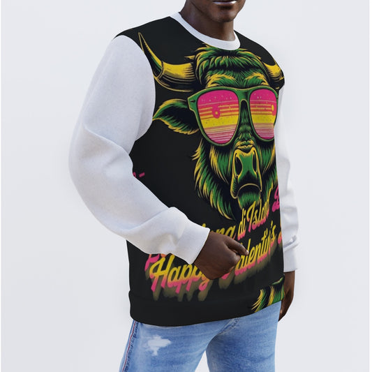 All-Over Print Men's Sweater